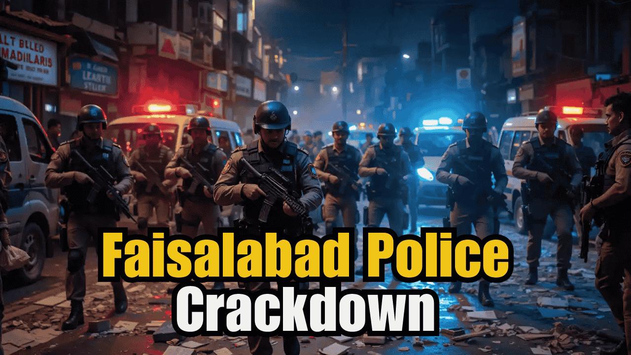 Faisalabad Police Crackdown