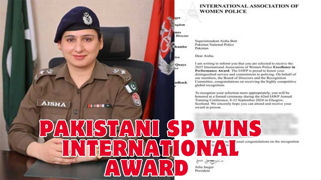 Pakistani SP Wins International Award 20250402 141401 0000