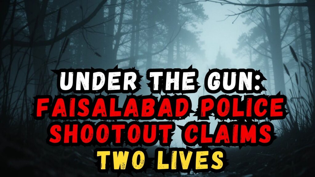 Under the Gun: Faisalabad Police Shootout Claims Two Lives