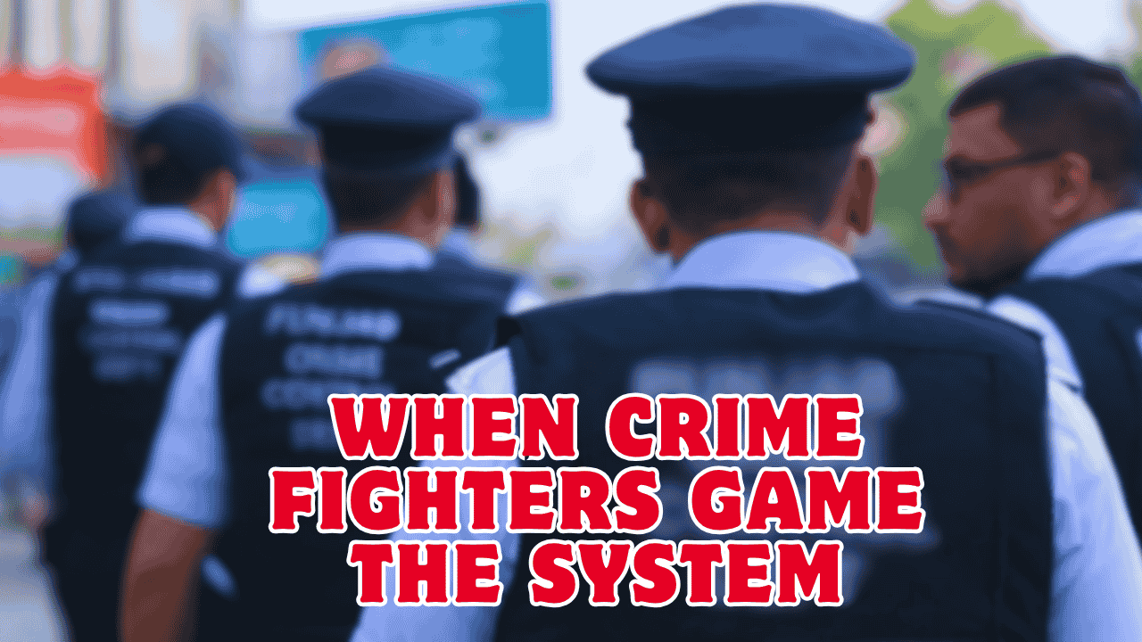 When crime fighters game the system