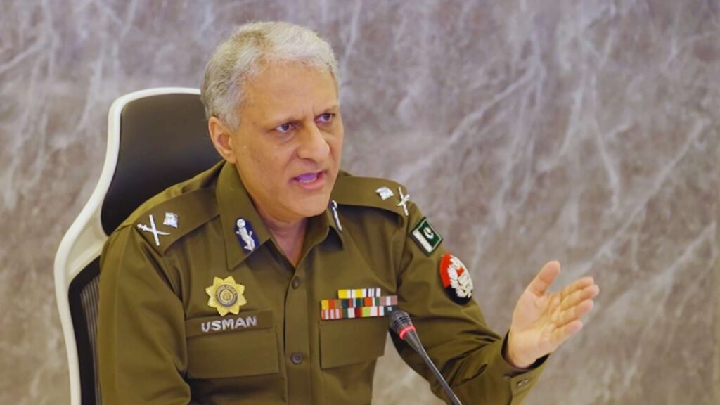 Inspector General of Punjab police dr usman anwar
