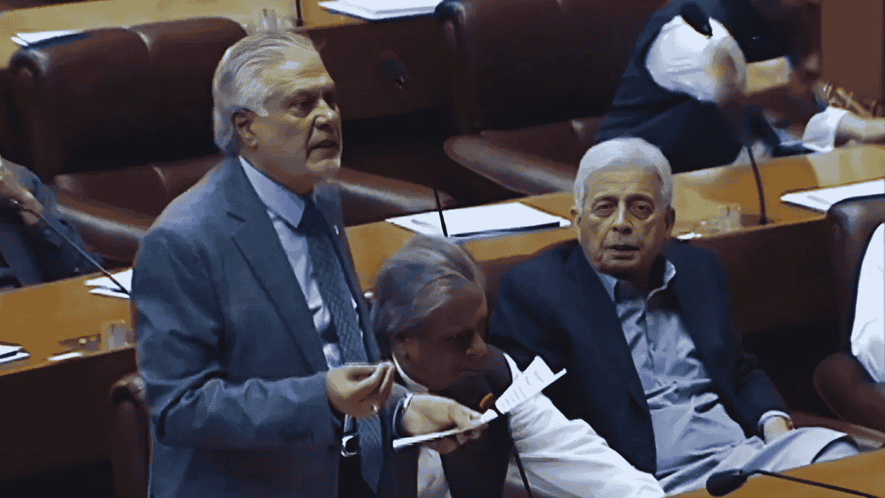 Ishaq Dar speaks on Trump Gaza peace plan in National Assembly