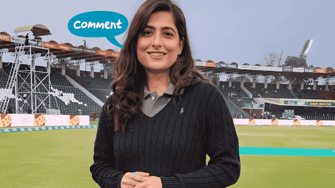 Sana Mir commenting on Azad Kashmir player during Women’s World Cup broadcast